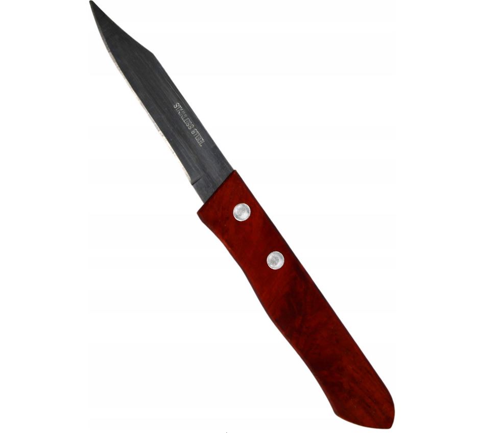 

Nóż Nożyk Do Jarzyn Warzyw Drewniany 8 CM