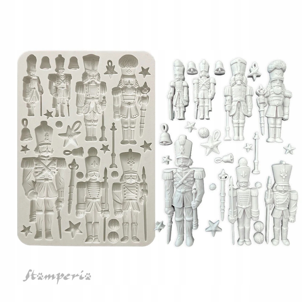 Silikonová formička Stamperia A5 The Nutcracker Soldiers (KACMA533)