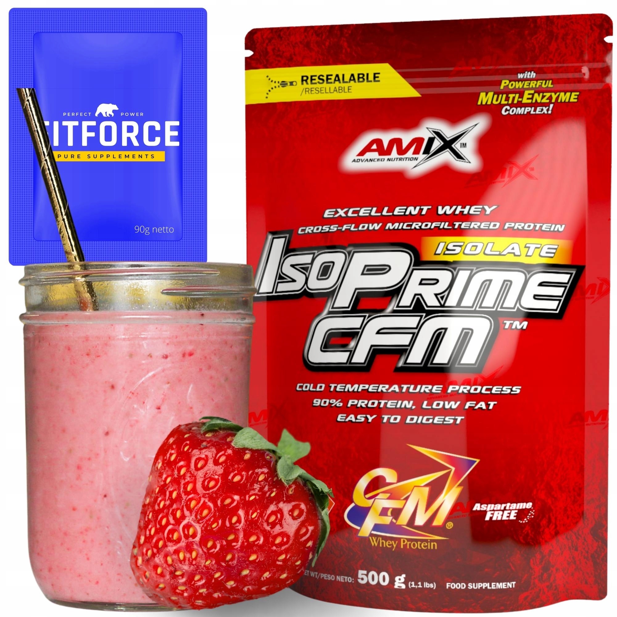 Koktejl na hubnutí Lahodný jahodový 500 g