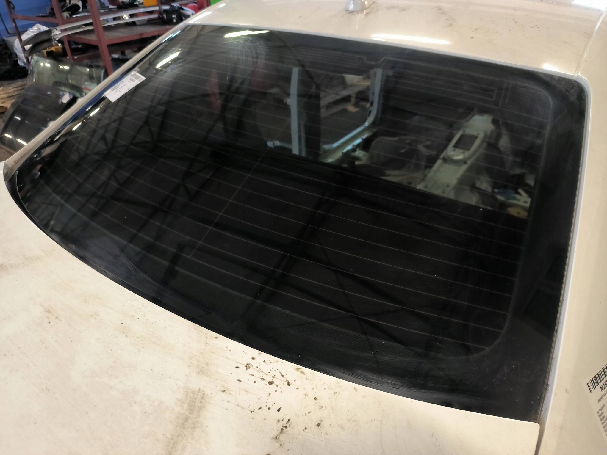 window rear part AUDI A4 B8 sedan