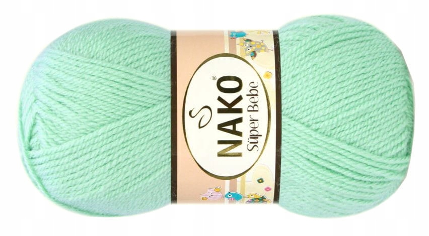 włóczka Nako Bebe 50g kolor: 11627 zielo