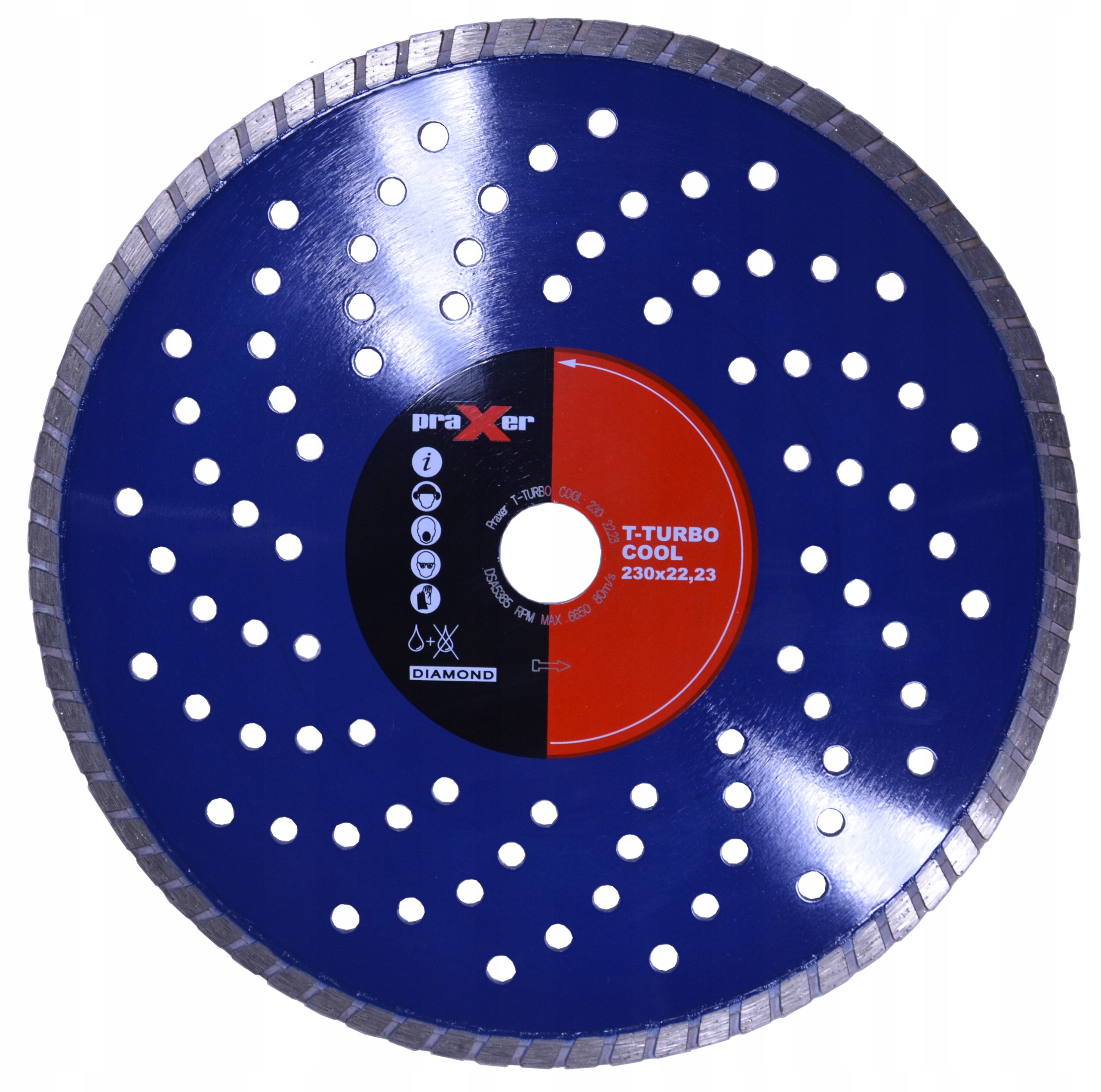 Diamantový kotouč Beton T-turbo Cool 230 mm Praxer