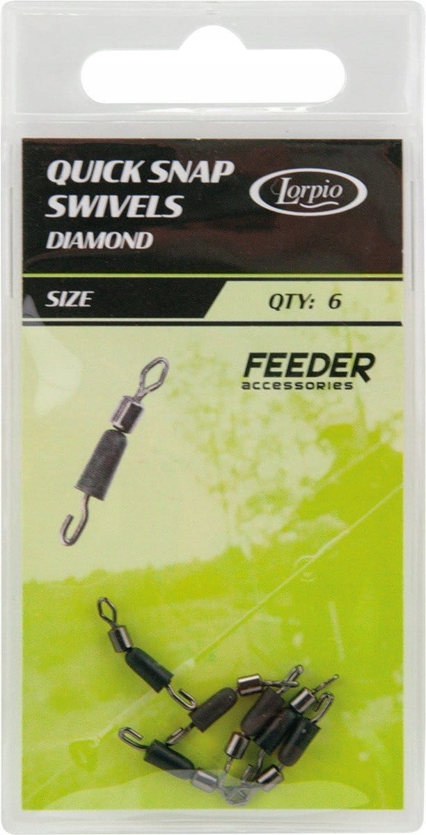 łącznik Lorpio do przyponu Quick Snap Swivel Diamond 6szt. nr.20