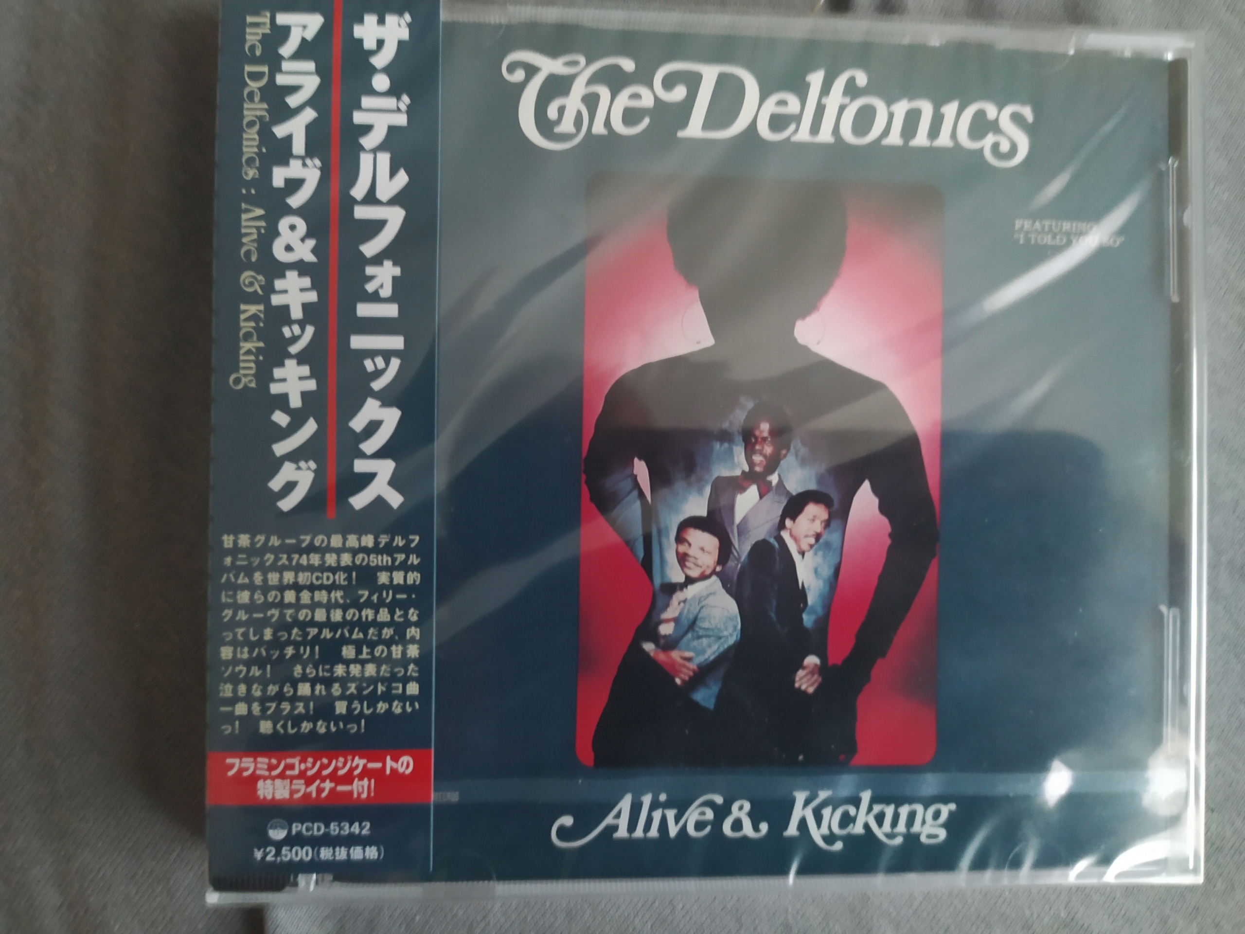 CD The Delfonics Alive & Kicking Japan Obi