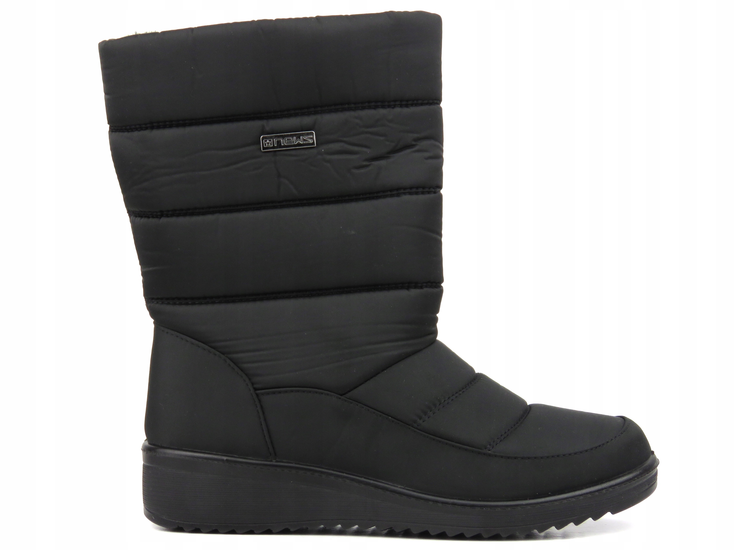 Śniegowce damskie ciepłe zimowe buty czarne r.38 Marka bez marki