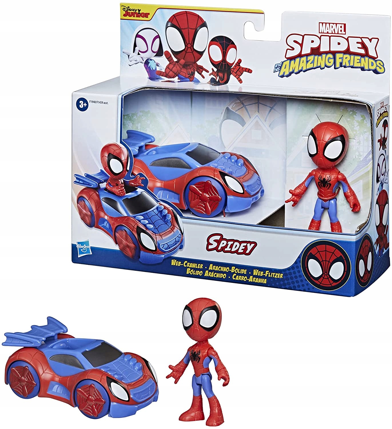

Spiderman Figurka Autko Pojazd Spidey Auto Friend
