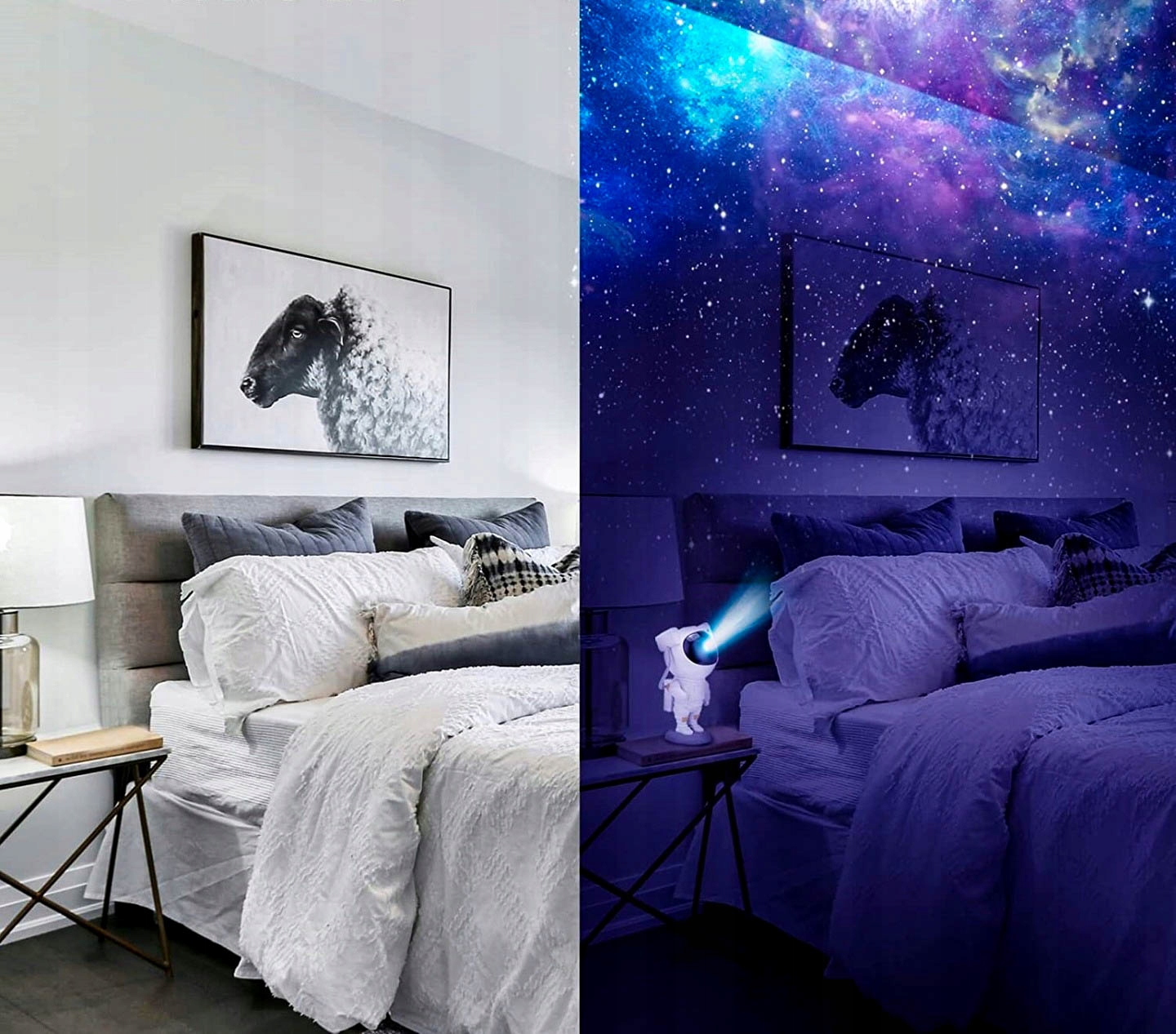 LAMPKA PROJEKTOR GWIAZD MGŁAWIC RZUTNIK ASTRONAUTA KOSMONAUTA Kod producenta LAMPKA NOCNA PROJEKTOR GWIAZDW