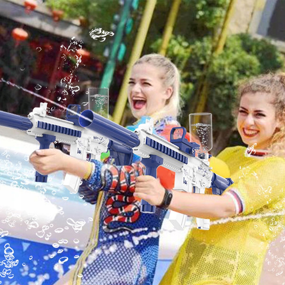 ELEKTRYCZNY ZABAWKA Z PISTOLETEM NA WODĘ LAZY ZASIĘG STRZELANIA WYNOSI 8M Minimalny wiek dziecka 5