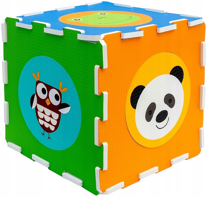 MATA PODŁOGOWA DUŻE PUZZLE PIANKOWE ZWIERZĄTKA Marka Smily Play