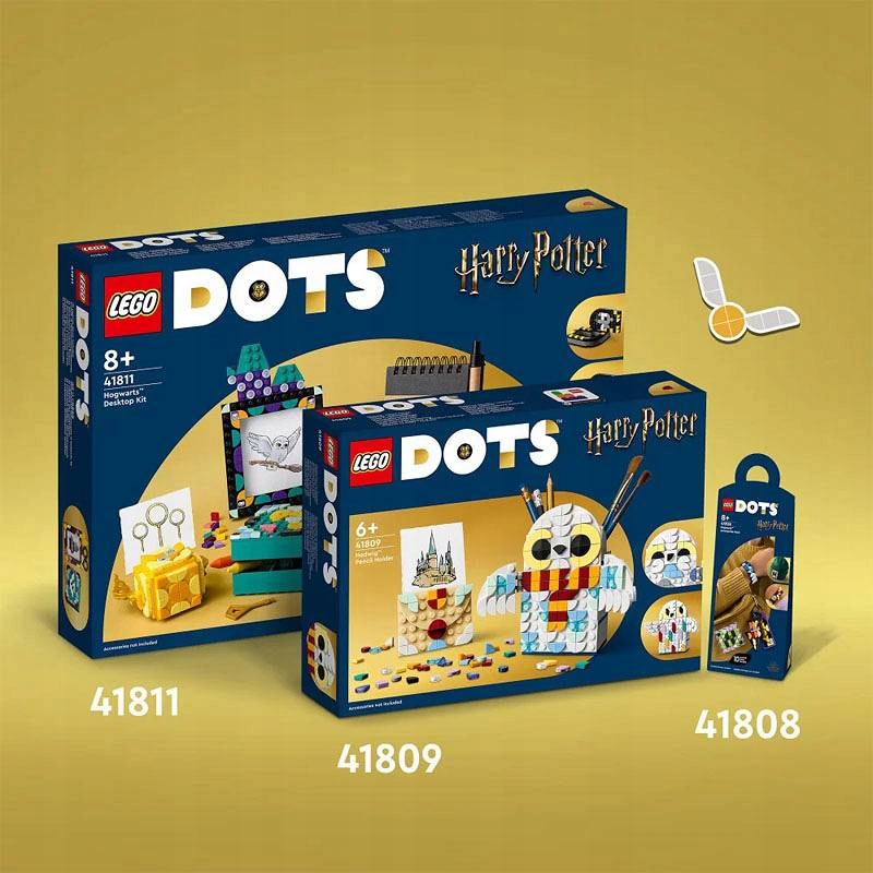 LEGO DOTS ZESTAW AKCESORIÓW Z HOGWARTU 41808 Liczba elementów 234
