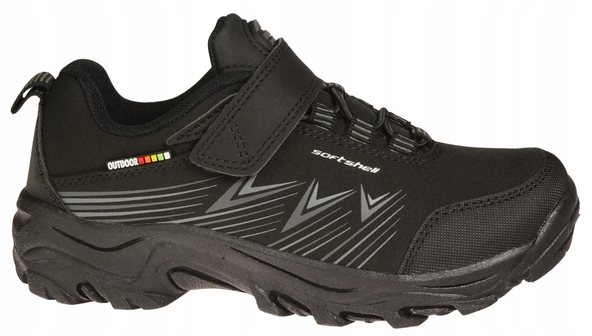 Dziecięce buty trekkingowe Softshell American Club CWT246BL czarne