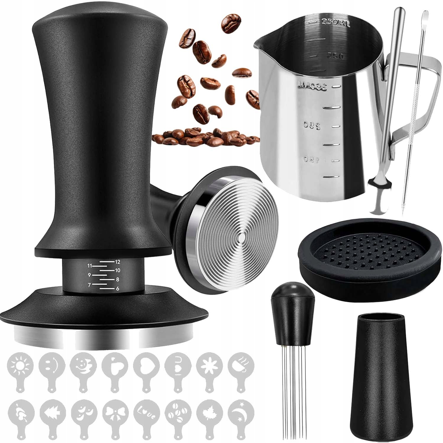 Akcesoria Do Ekspresu Espresso 51MM Tamper Dzbanek Latte Art Zestaw Barista