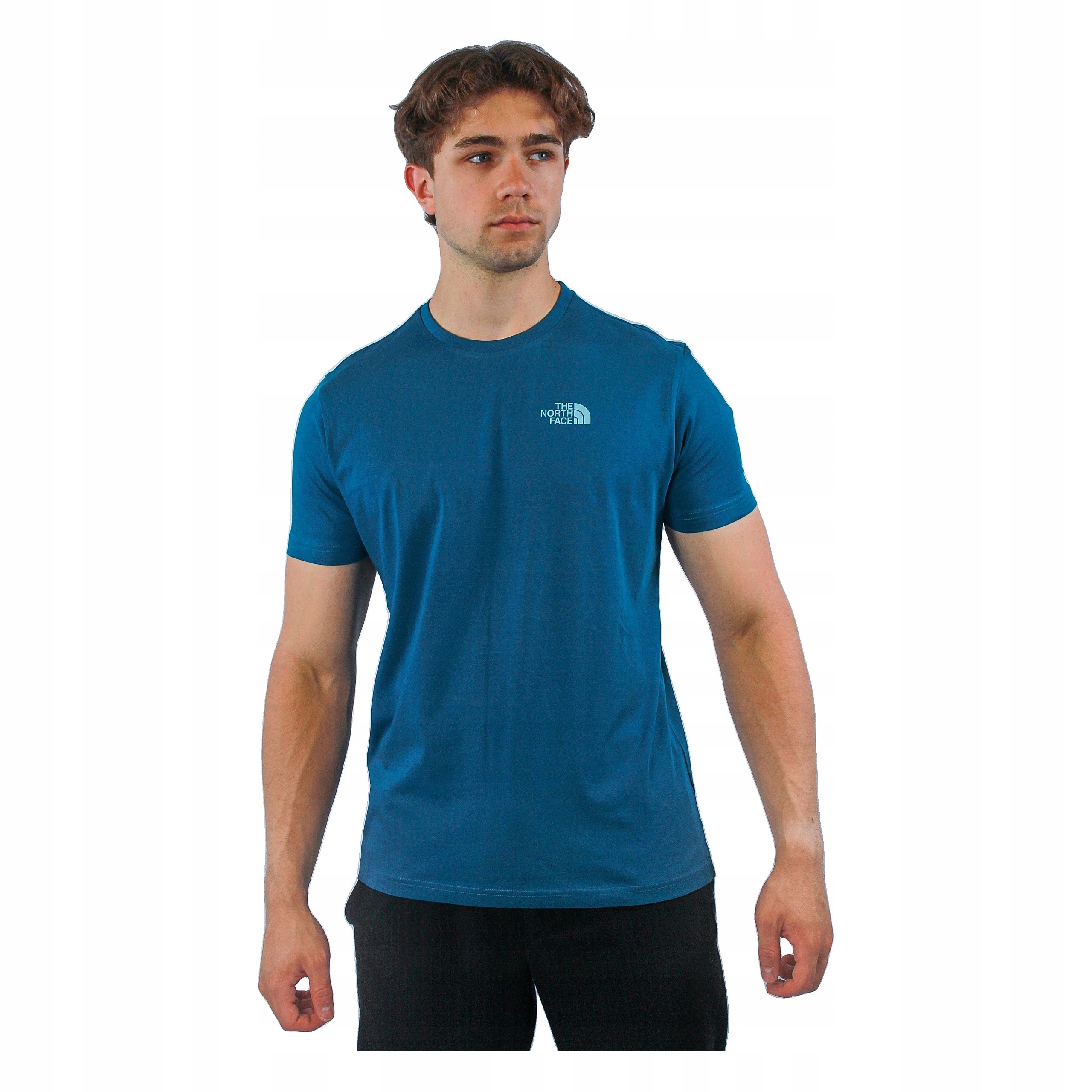 The North Face Tričko pánské bavlněné tričko modré velikost M