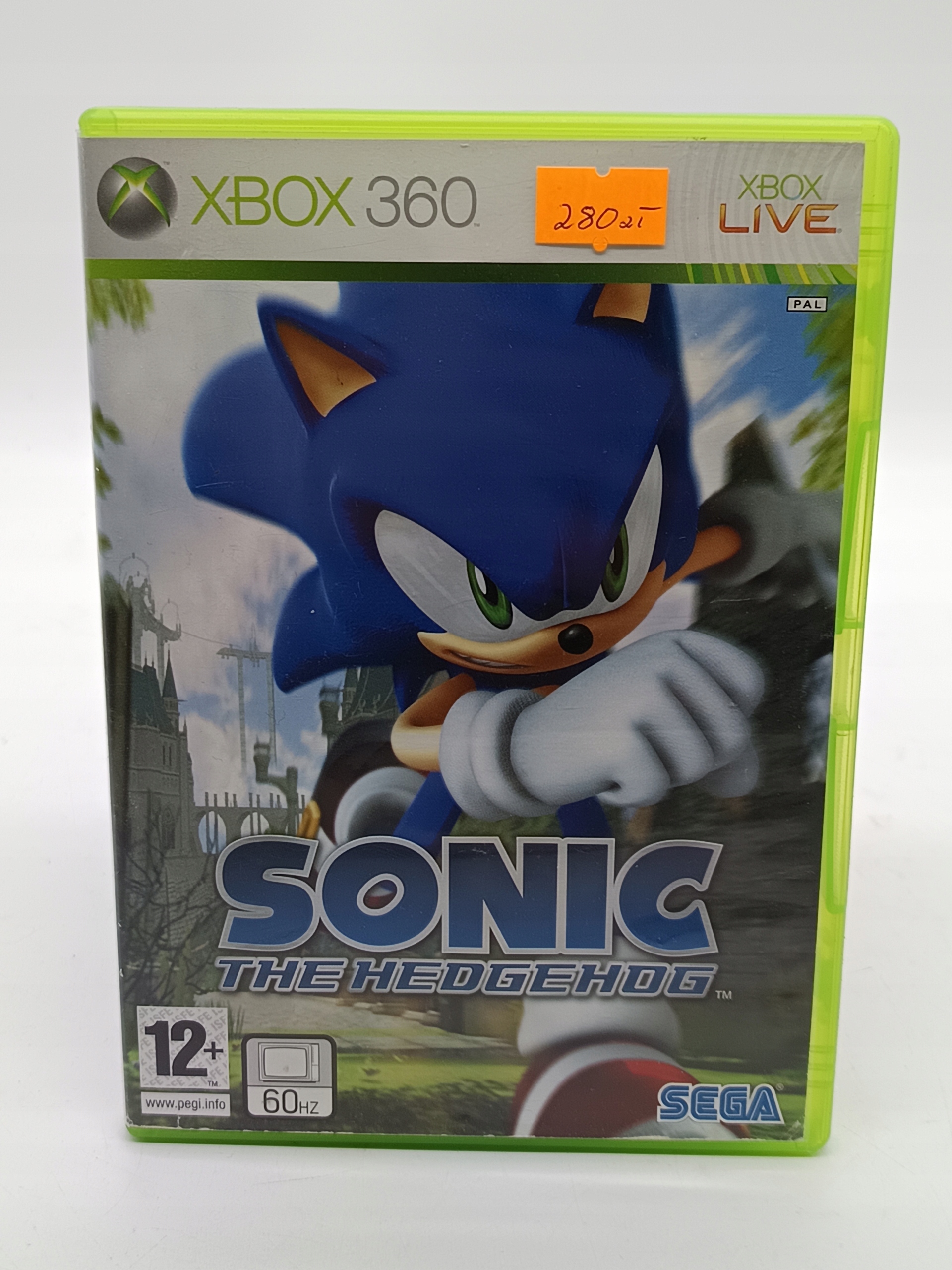 Sonic the Hedgehog Xbox 360 pudełkowa