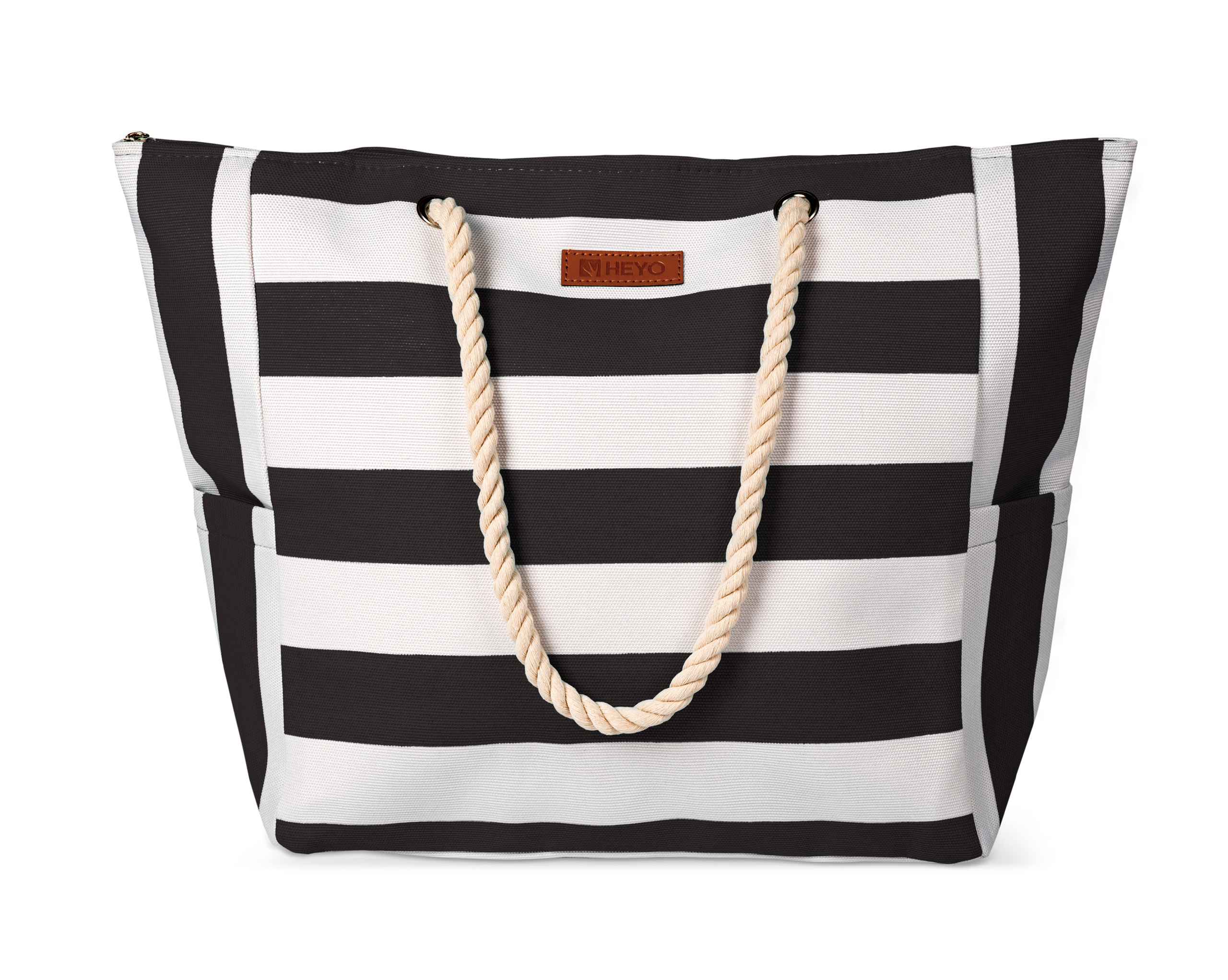 TORBA PLAŻOWA HEYO MIEJSKA SHOPPER NA PLAŻĘ PIKNIK ZAPINANA NA ZAMEK DUŻA Marka Heyo
