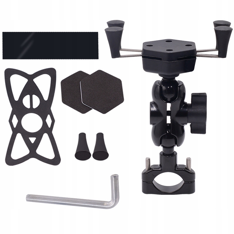 MOTOCYKLOWY UCHWYT X NA TELEFON SKUTER MOTOR