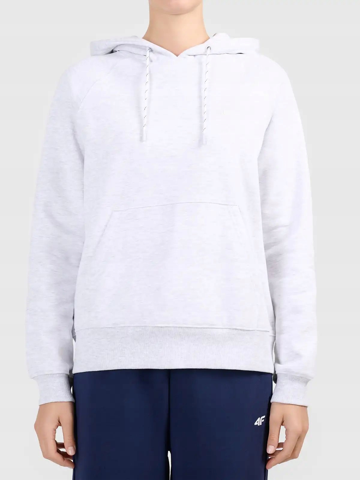 Mikina 4F Sportovní S Kapucí Nerozepínací Xs Šedá F2536