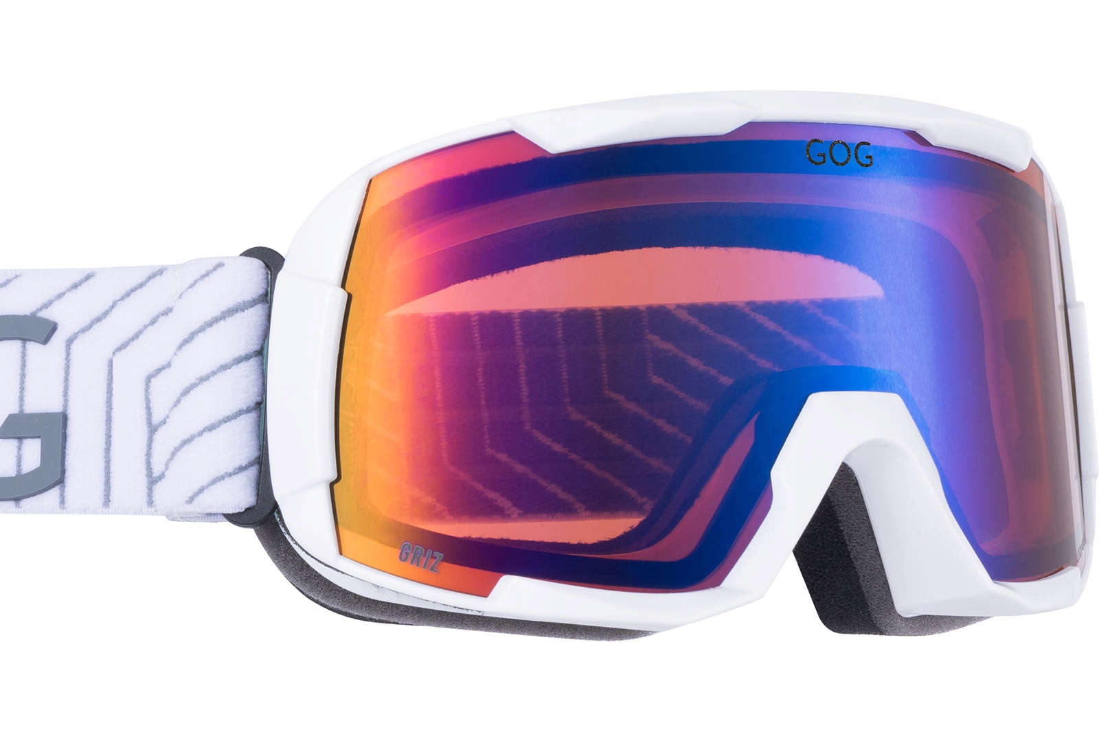 Lyžařské brýle pro mládež 12-14 let zrcadlovka snowboard UV400 Gog Griz