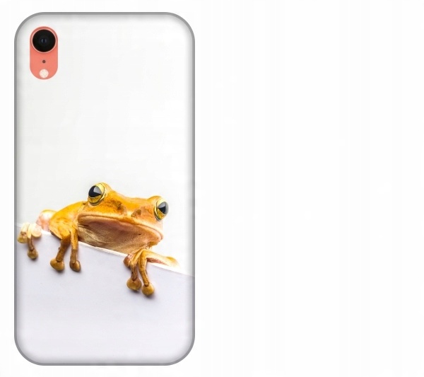 

Etui pokrowiec iPhone Xr Zaba smieszne zwierzeta