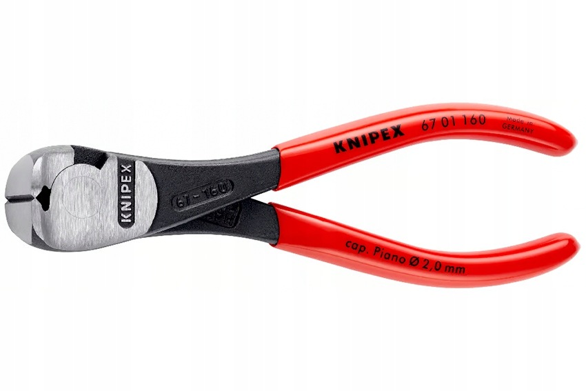 Čelní kleště zesílené Knipex 160 mm 64 Hrc s vysokým převodovým poměrem Najder