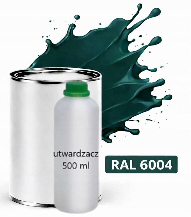 Ral 6004 Polyuretan Akryl 2:1 1 L Matný Lak Tužidlo Normal 0,5 L