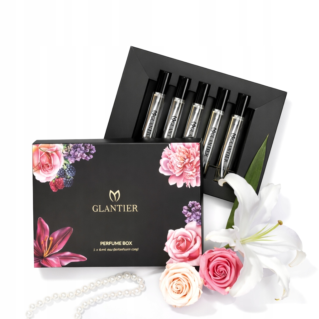 Glantier Perfume Box – Parfémky 15ml x5 vůně 553 585 548 500 507
