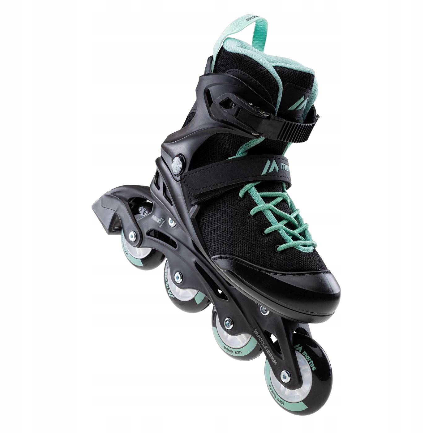 Kolečkové Brusle Fitness pro ženy Martes Lady Amarro II černé ABEC7 80mm 39