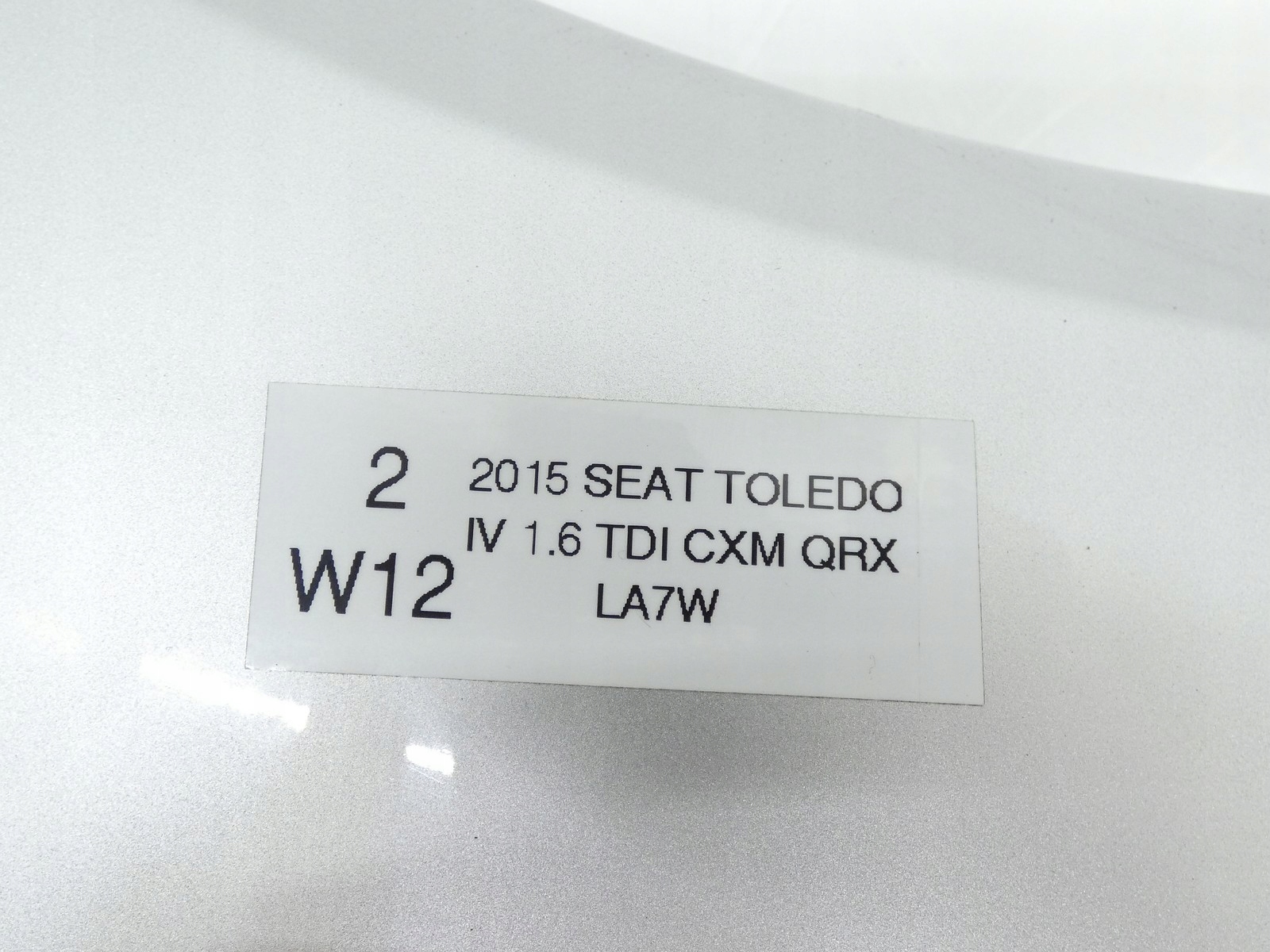 fender right front front SEAT TOLEDO IV SKODA RAPID 5J LA7W