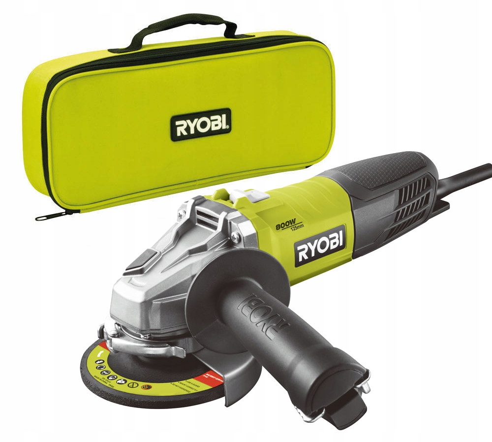 RAG800-125S Úhlová bruska 800W Ryobi