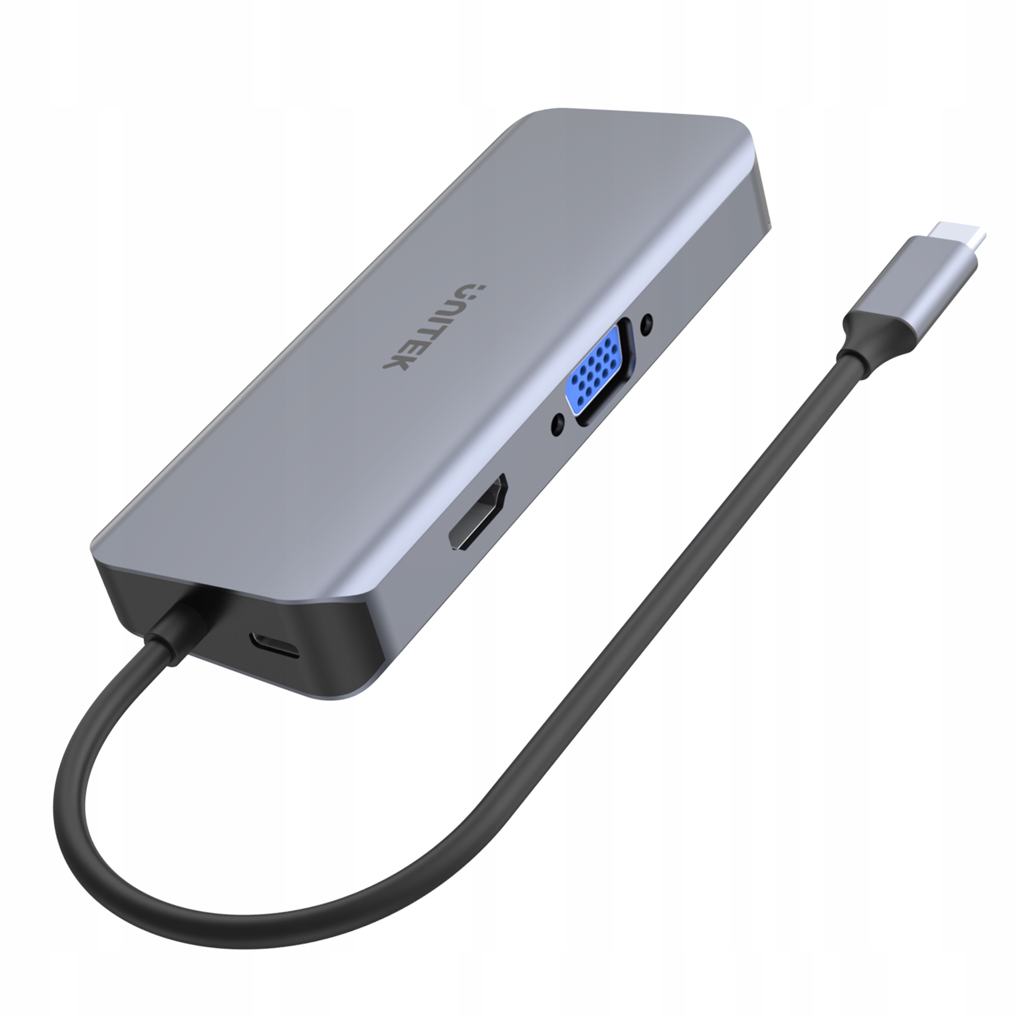 Unitek Hub USB-C 3xUSB 3.1 PD HDMI SD VGA RJ45 EAN (GTIN) 4894160042828