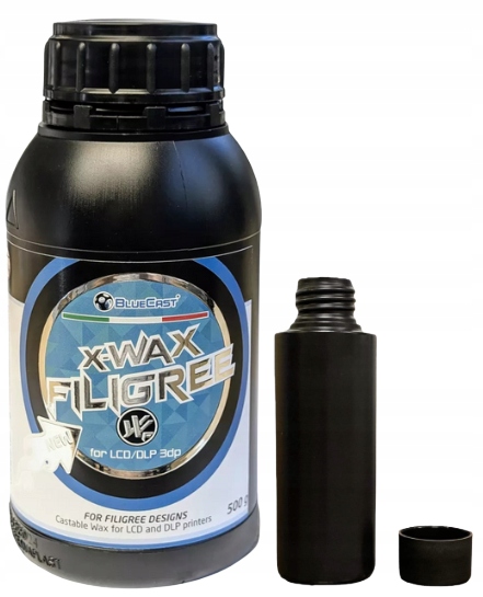 Żywica Uv Bluecast X-Wax Filigree Jubilerska 0,1kg 0,1l Do Drukarki 3D
