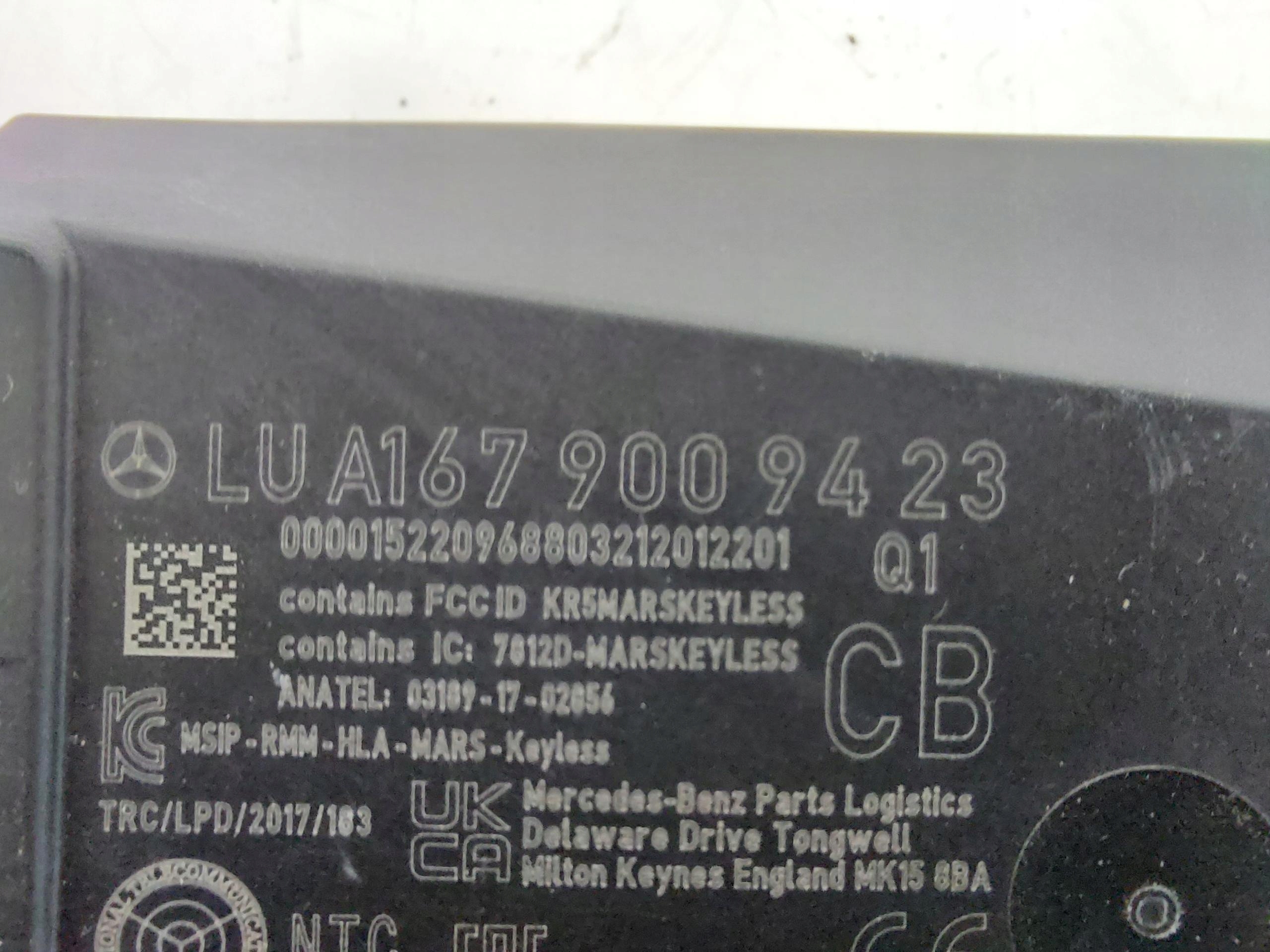 MERCEDES GLA 200 II H247 module control unit KEYLESS A1679009423