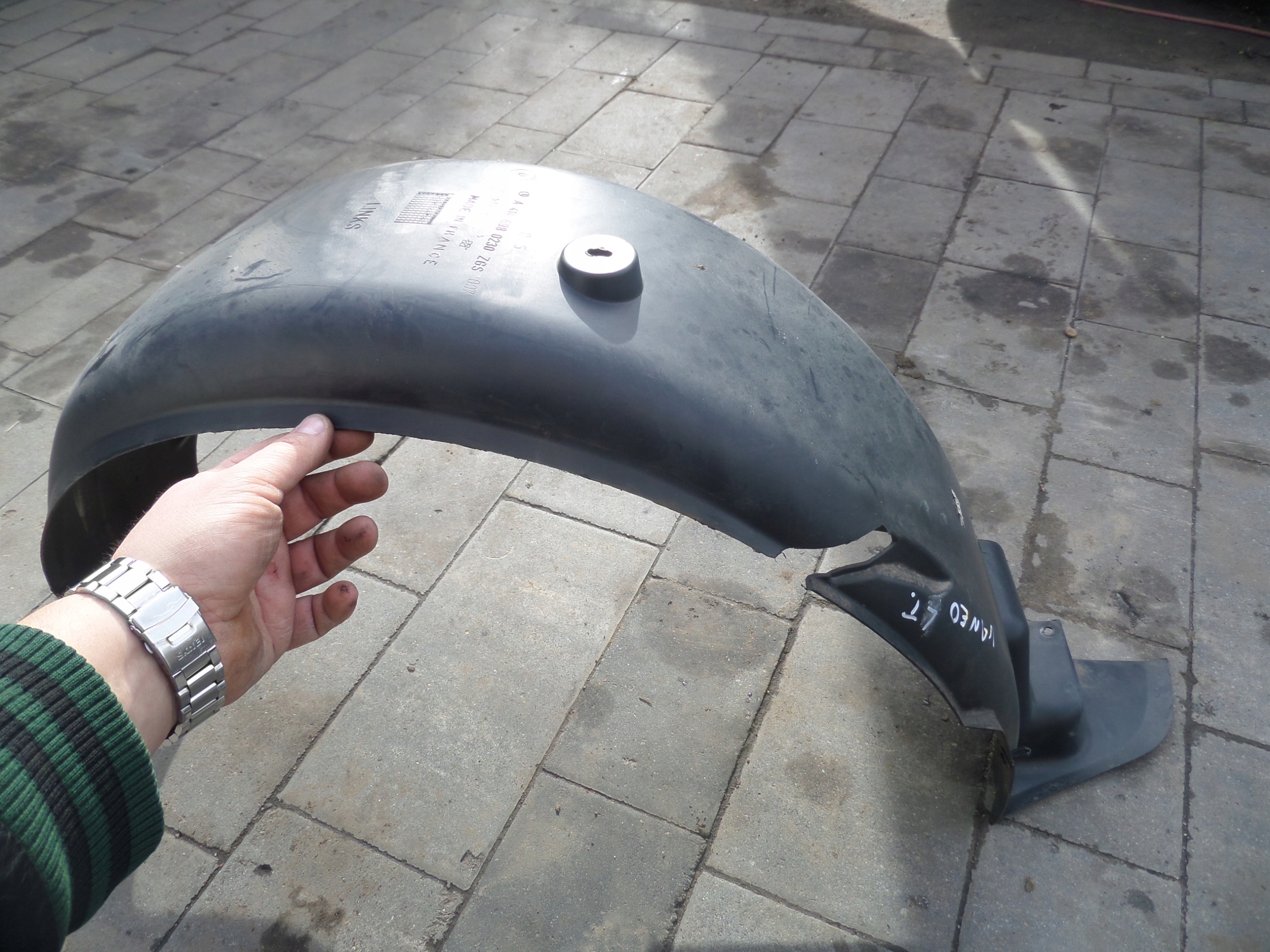 mudguard left rear part MB VANEO W414 A4146980230 01-05 original