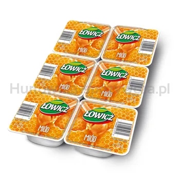 Łowicz Nektarový med mnohokvětý 6 x 25 g