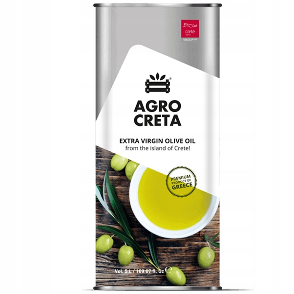 Grecka Oliwa z Oliwek Extra Virgin 5l AgroCreta