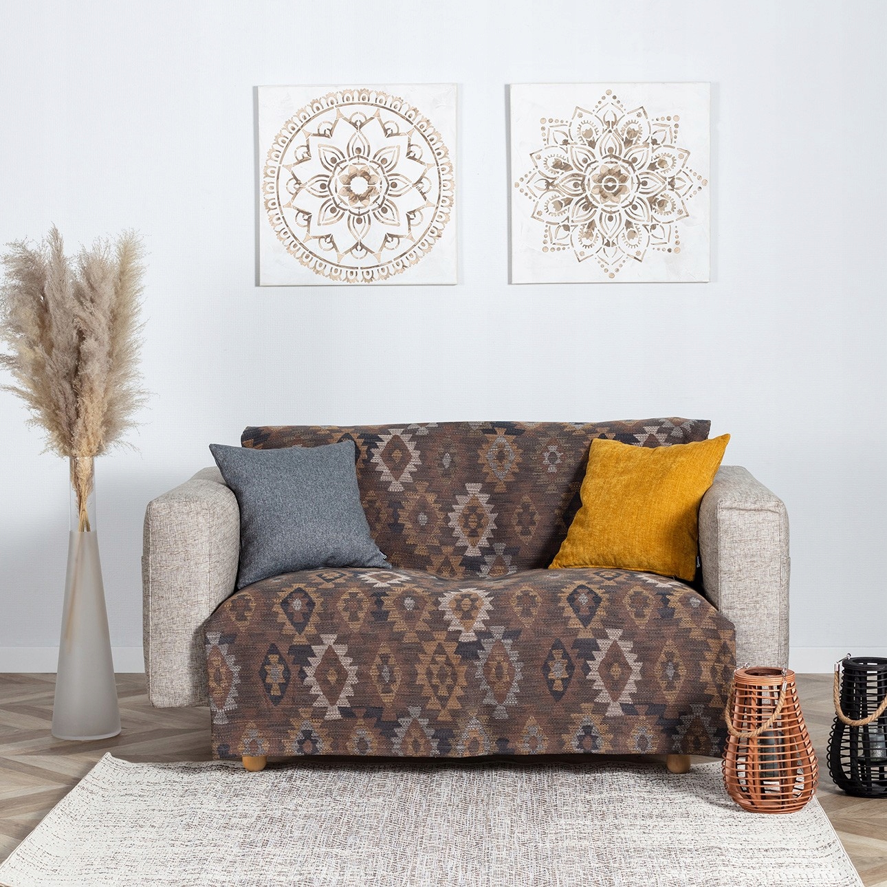 Dekoria Pled Aztec 127 x 200 cm, vícebarevná