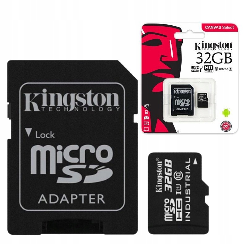 

Kingston Karta Microsd 32GB Micro CL10 Adapter Sd