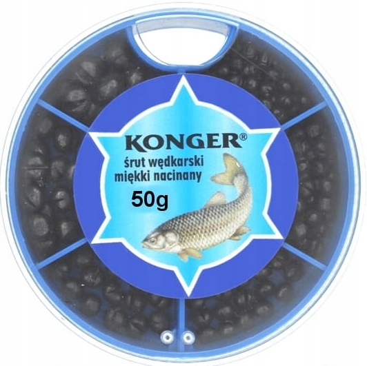 Zestaw śrucin Konger 50g Drobny od 0.2 do 1.0g