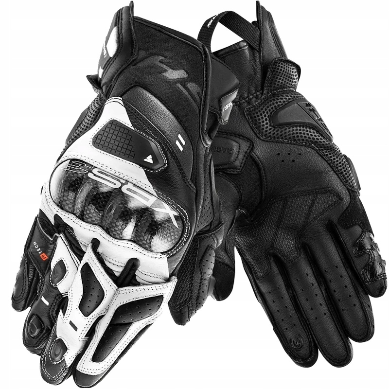 Motocyklové rukavice Shima XRS-3 White športové krátke Darčeky