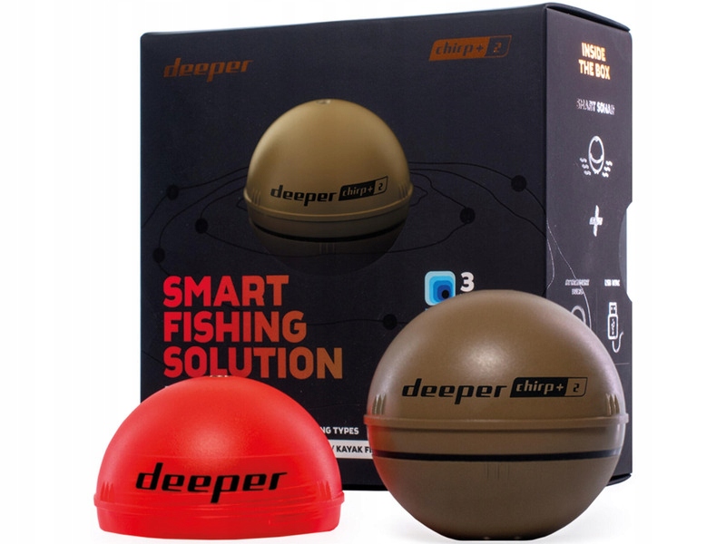 Echosonda wędkarska Deeper Chirp+ 2.0 z Gps do100m