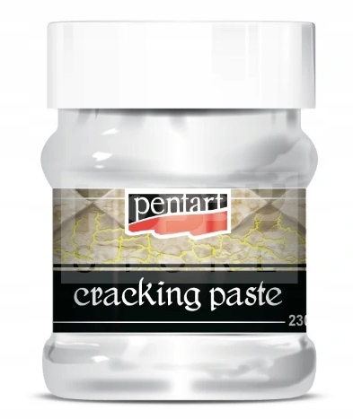 Pasta Pękająca Biała 230ml 3D spękania Pentart