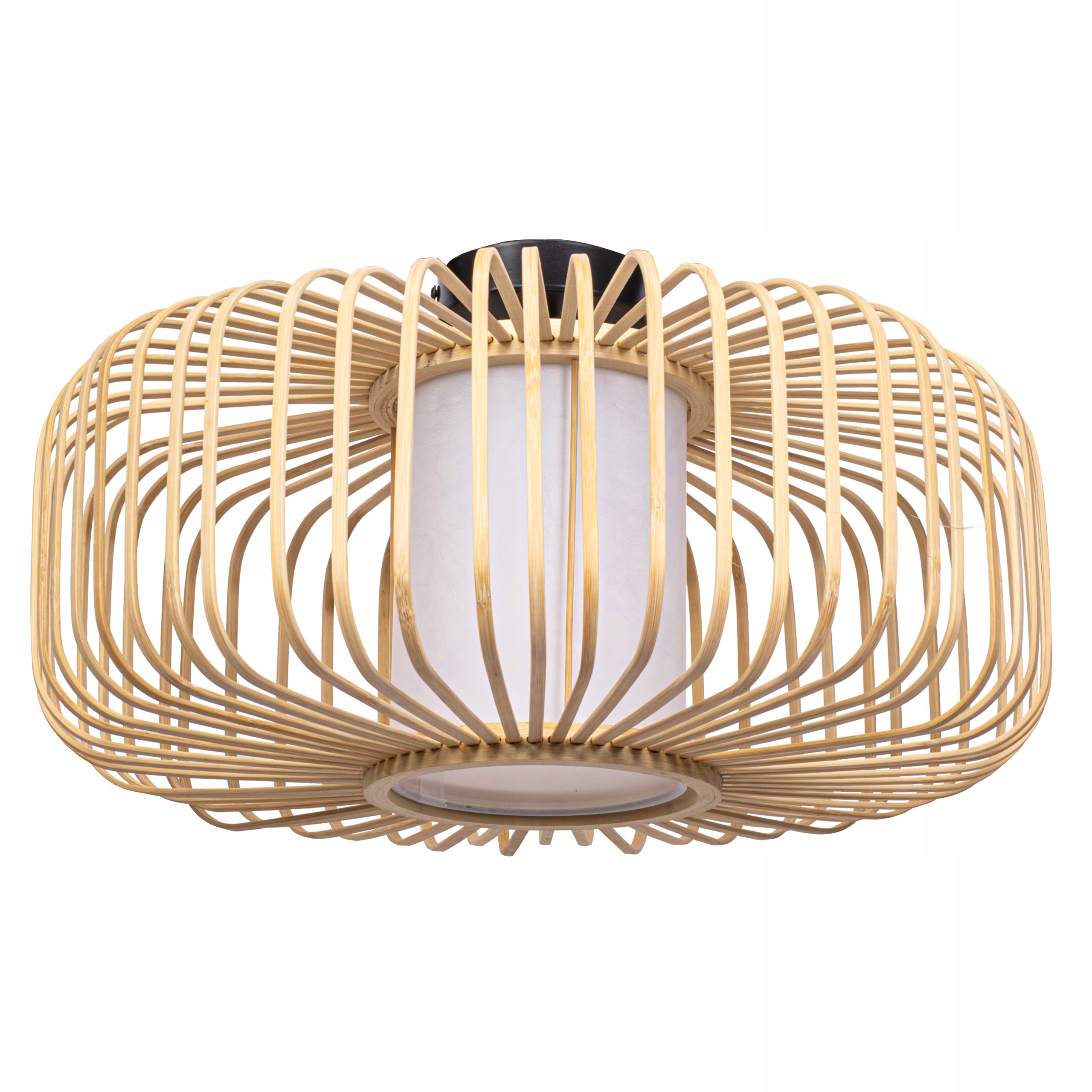 Nástenná Lampa Pletená Bambusová Natural Boho