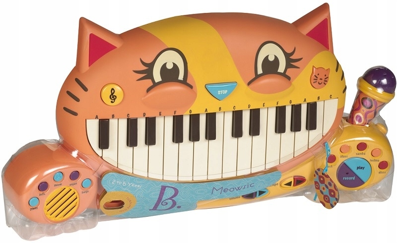 

Meowsic mini pianinko organki mikrofon B.toys 2+