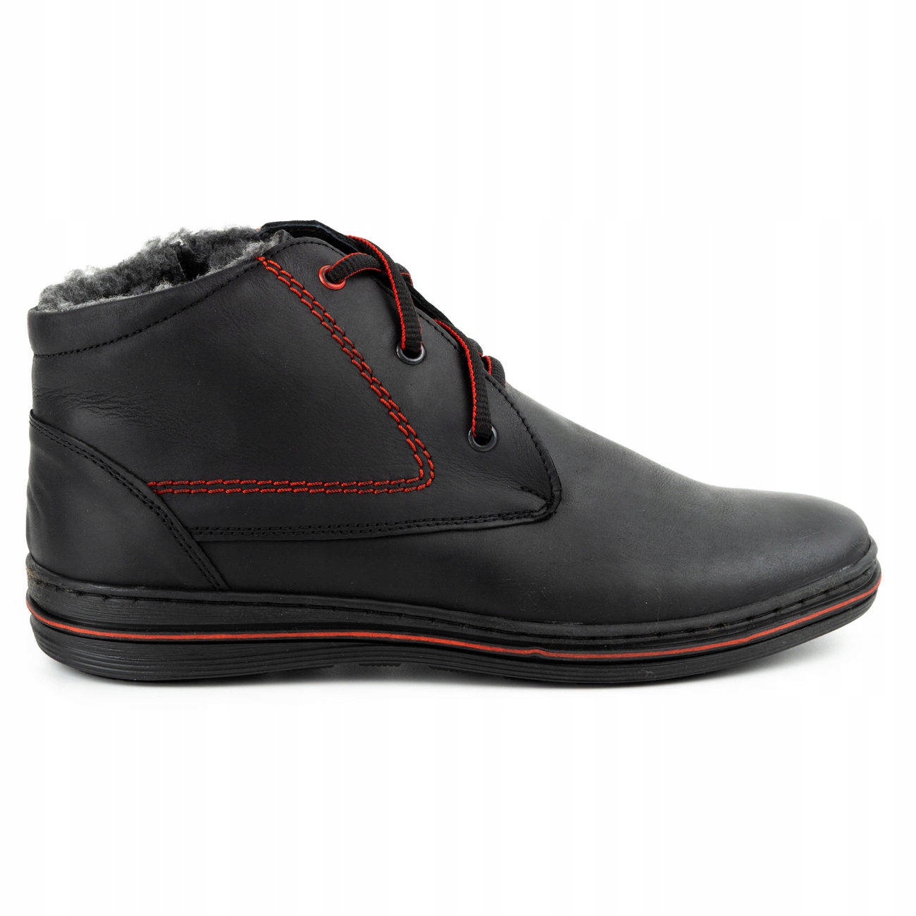

Buty męskie Ocieplane Skóra 339S Czarny 38