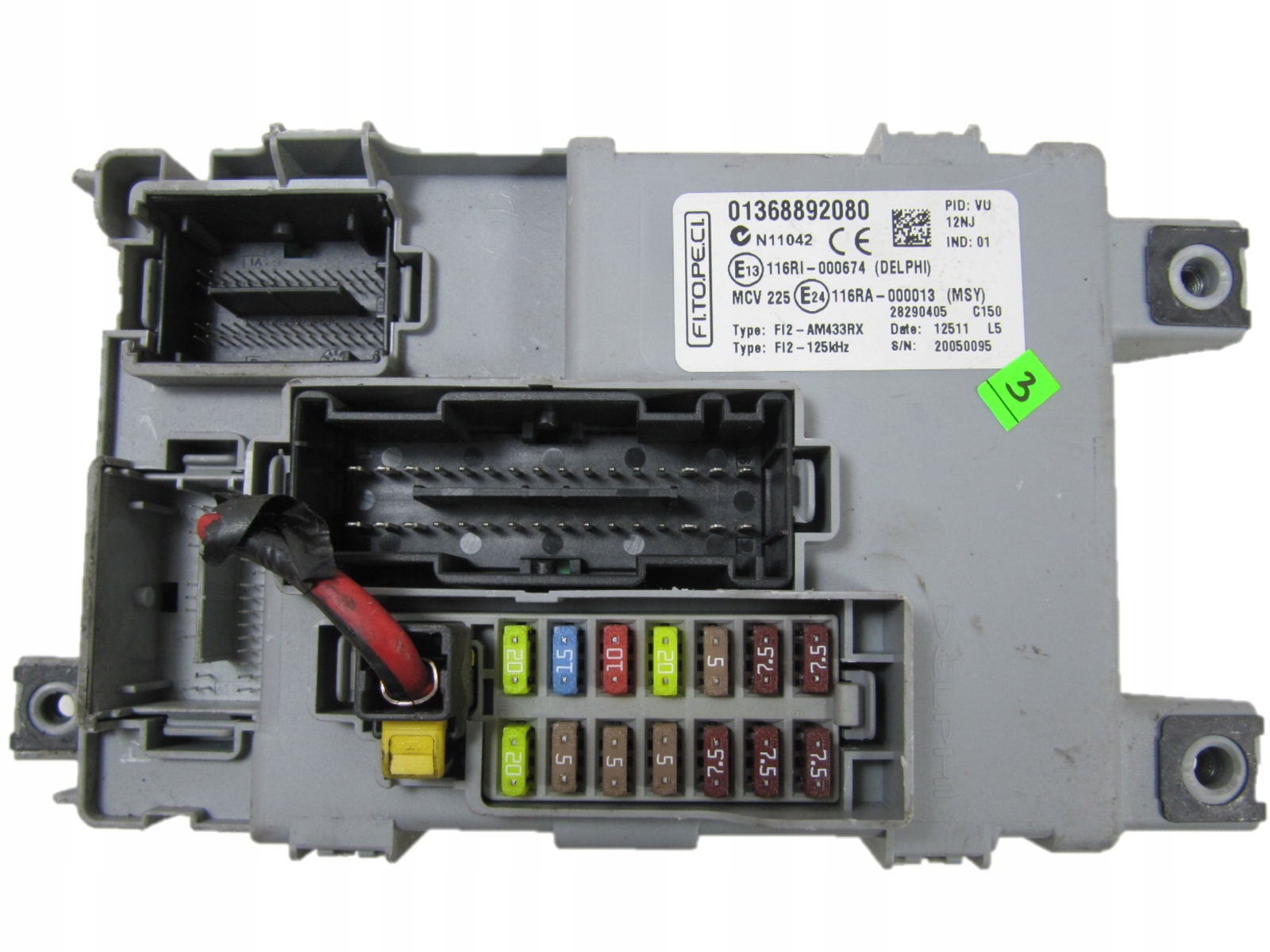 FIAT QUBO MODUŁ BODY BSI 01368892080