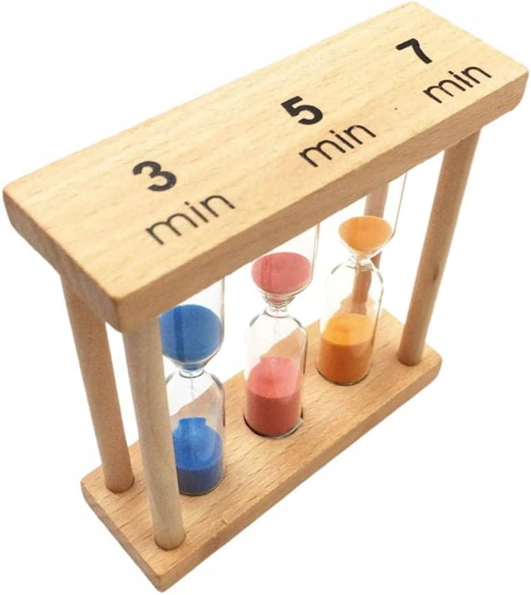 Zegar ze szka piaskowego czasomierz do herbaty