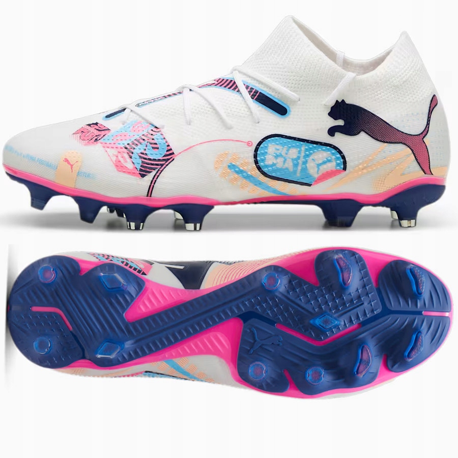 Boty Puma Future 7 Match Vol.Up Fg/ag 108074-01 bílé 46 1/2