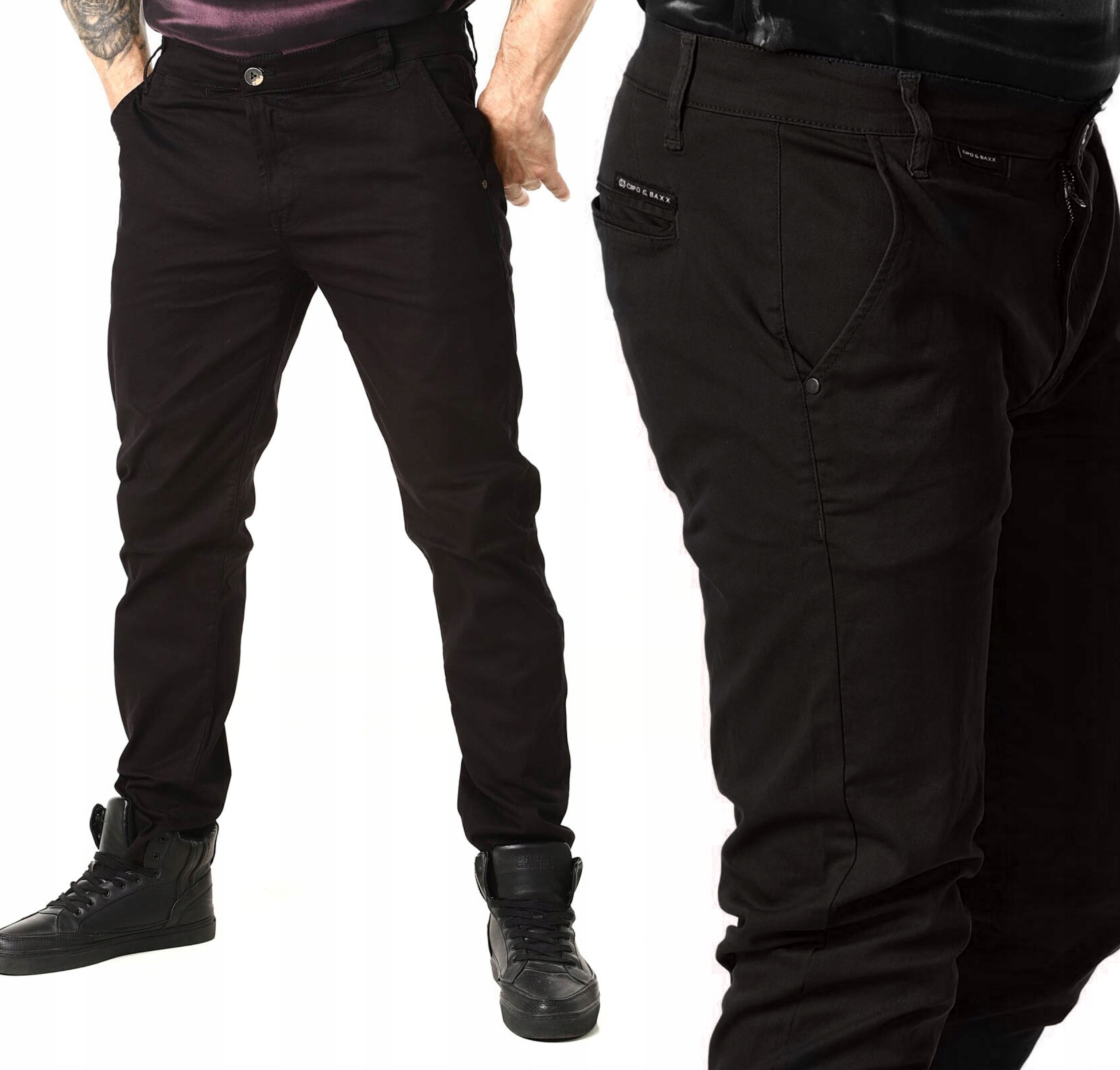 Pánské kalhoty Cipo Baxx Casual Denní Chino