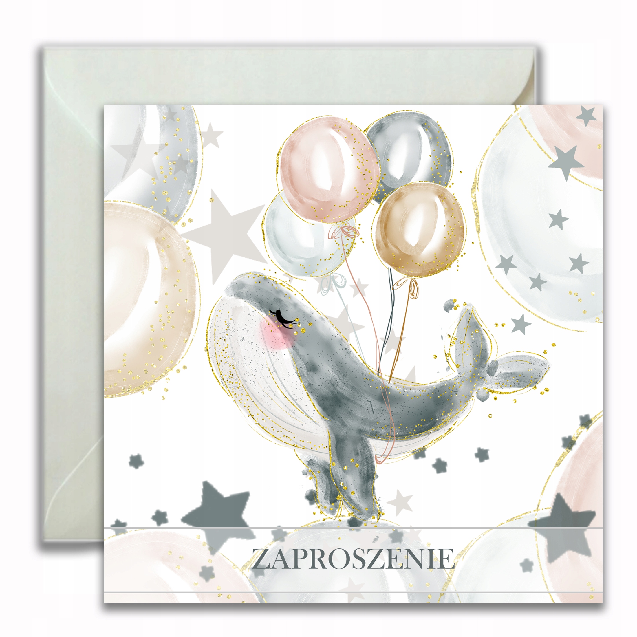ZAPROSZENIA NA ROCZEK 10szt IMIĘ KOPERTA 009 Marka bez marki