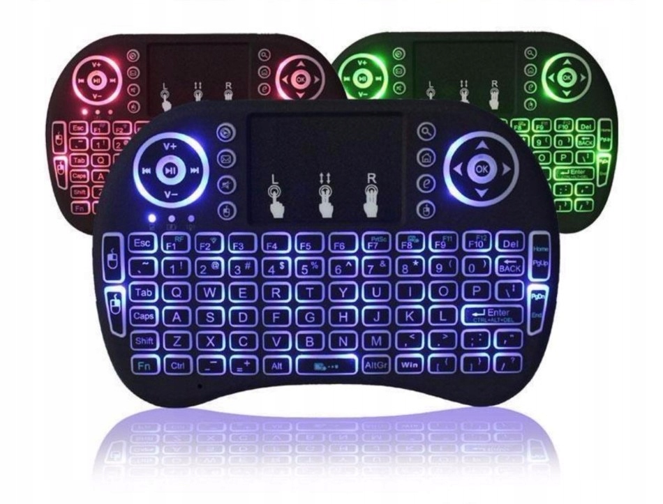 KLAWIATURA BEZPRZEWODOWA LED KONSOLA PS3 XBOX OTG Producent bez marki